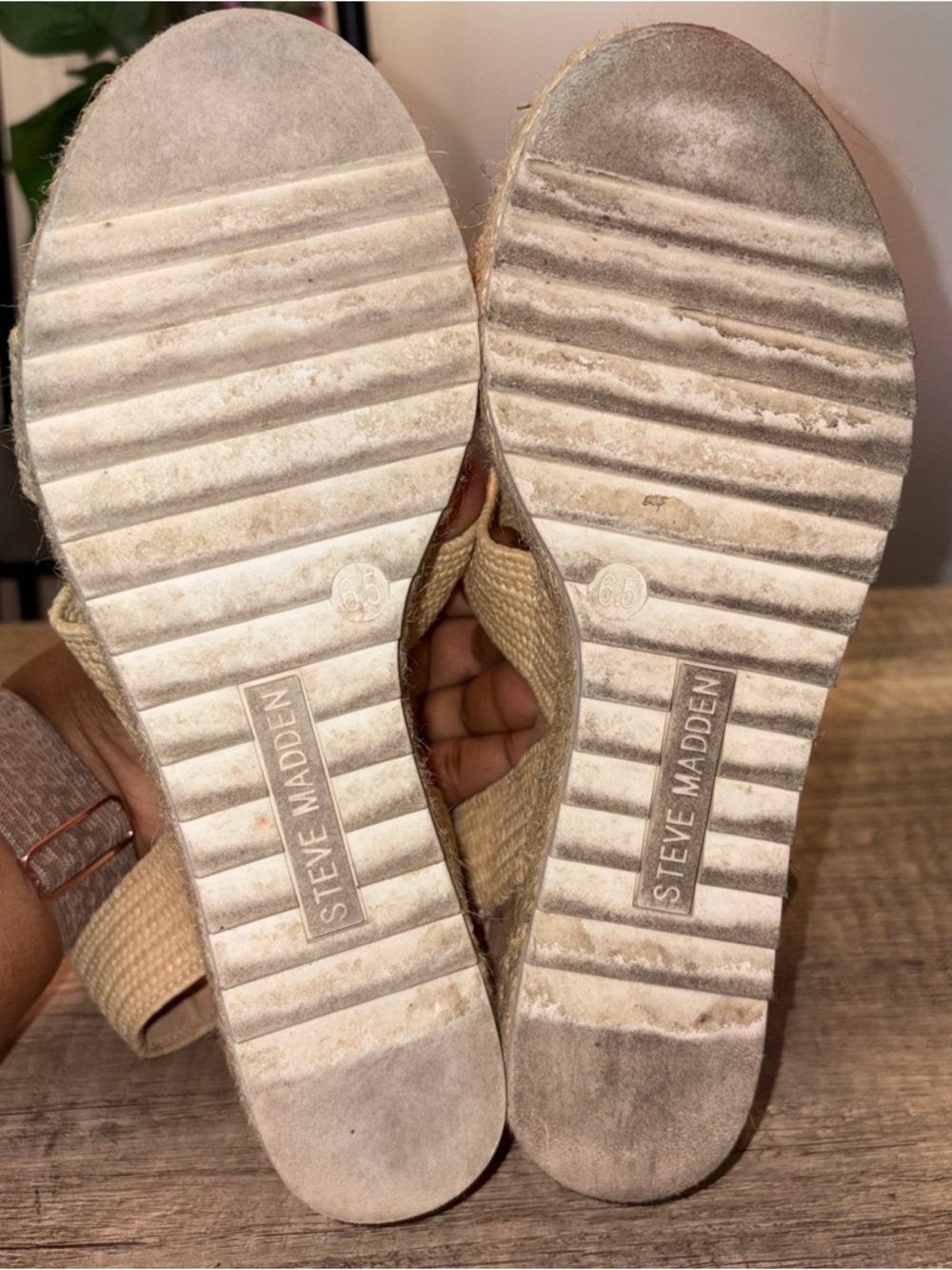 Steve Madden Women’s Espadrille Sandals Size 6 1/2 - Picture 8 of 9